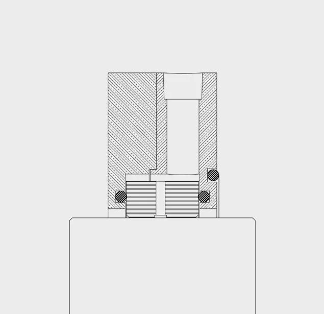 Air Mizer Rotary Valve shaft seal engineering drawing