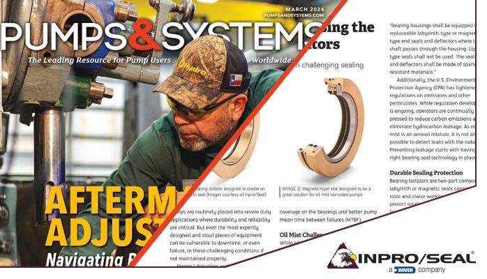 Pumps and Systems: Sealing Oil Mist Applications
