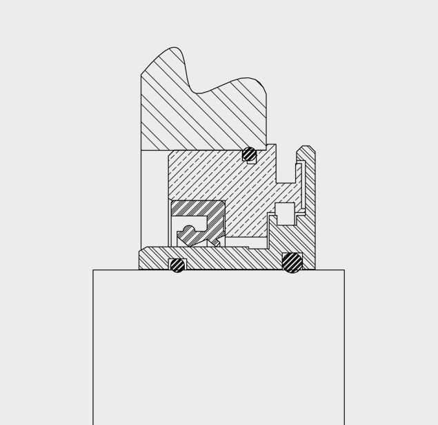 STS Bearing Isolator engineering drawing