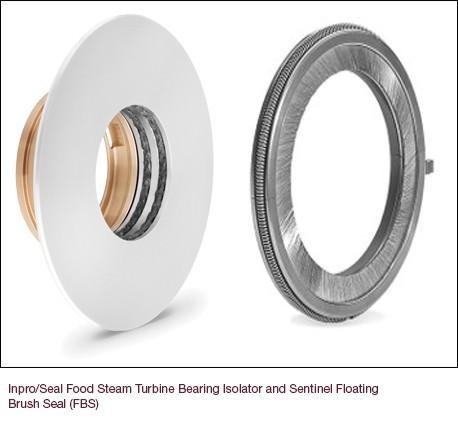 Inpro/Seal Steam Turbine Bearing Isolator and Sentinel FBS products